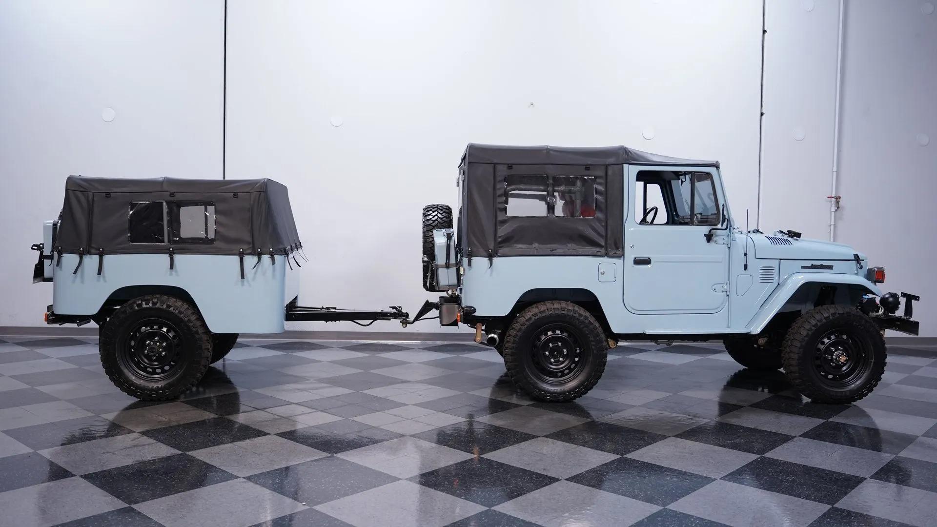 1982 Toyota Land Cruiser FJ40 with Trailer