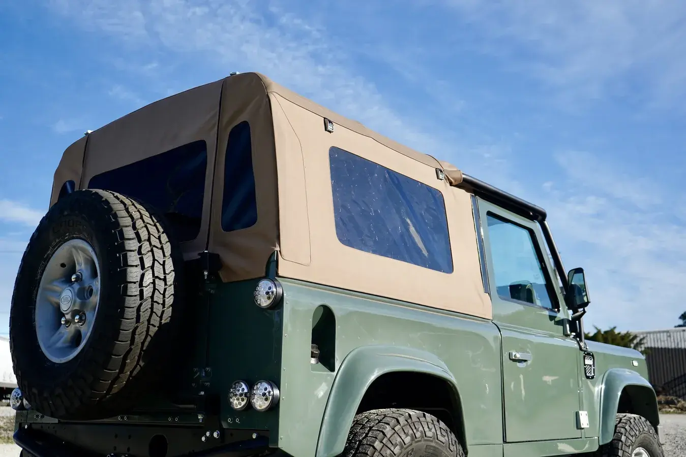 Restomod 1997 Land Rover Defender 90 Soft Top