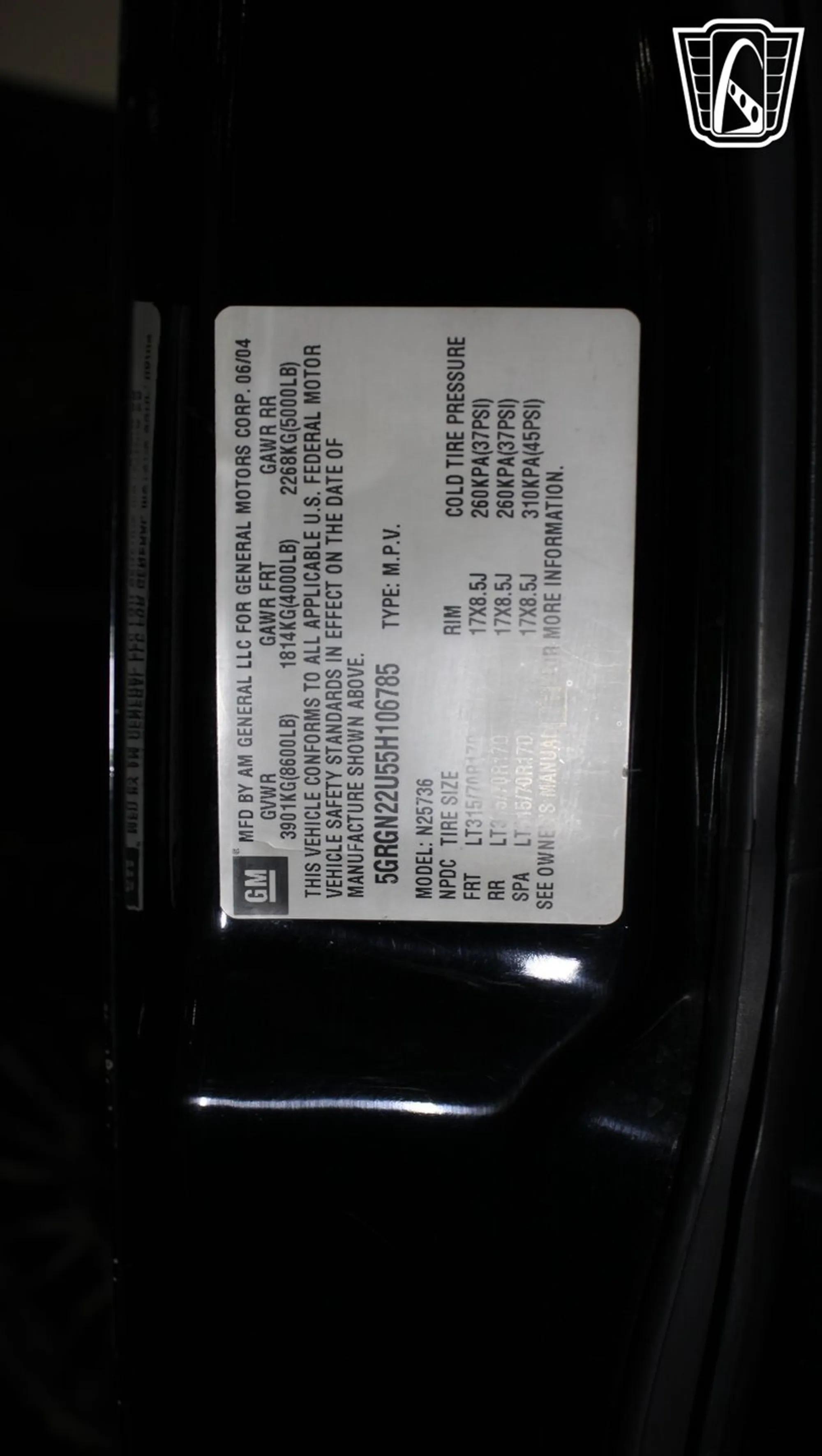 2005 Hummer H2 SUT